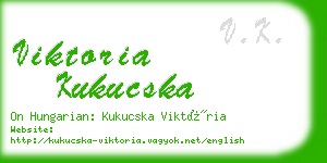 viktoria kukucska business card